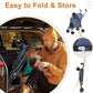 Wedyvko Travel Portable Dog Stroller, Pet Stroller for Small Puppy Dogs & Cats, Up to 33 lbs, Navy Blue