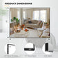 36x48 Inch Black Bathroom Mirror for Wall, Aluminum Frame Rectangle Rectangular Vanity Mirror, Modern Large for Bedroom, Living Room, Horizontal or Vertical