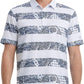 Men's Golf Polo Shirts Short Sleeve Striped Performance Moisture Wicking Dry Fit Golf Shirts for Men