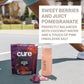 Cure Hydration | Plant-Based Electrolyte Drink Mix | No Added Sugar | FSA-HSA | Dehydration Relief Powder Made with Coconut Water | Non-GMO | Vegan | Pouch of 14 Packets - Berry Pomegranate