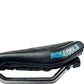SRT Super Short Noseless Pain-Free Adjustable Bicycle Saddle Black with Titanium Rails Custom Fit Comfort, one Size