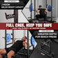 R1-V4 Power Cage Rack, 2000LB Squat Rack with Cable Crossover System, Multi-Function Weight Cage, Home Gym Workout Machine with More Training Attachments