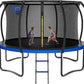 Trampoline 8FT 10FT 12FT 14FT 16FT, Outdoor Trampolines for Kids and Adults, Recreational Trampoline with Enclosure Net & Ladder, Round Trampoline ASTM Approved, 400/450LBS Weight Capacity