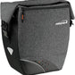 Ibera G-2 PakRak Pro Panniers Bike Bags (Pair) with Quick Release/Clip-On System - Bike Saddle Bags For Rear Rack Each with 19.8 lbs Capacity - Reflective Saddle Bag Bicycle, Fits Most Racks (Grey)