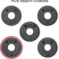 Micro Gainz Standard 1-Inch Center Hole Weight Plates, Set of 2 Black Fractional Plates Choose Set (.25LB-1.25LB), Designed for Standard 1-inch Barbells & Dumbbells, Made In USA