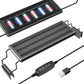 FEDOUR USB Mini Aquarium LED Light, Full Spectrum Aquarium Light with Extendable Brackets, Adjustable Aquarium Plant Light with External Controller, for Freshwater Tank (8-13in)