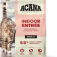 ACANA Indoor Entree Dry Cat Food, Free Run Chicken and Turkey Recipe, 4 lb