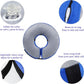 Katoggy Inflatable Dog Recovery Collar,Soft Blow-up Protective Recovery Dog Cone,Pet Donut Cone Collar,Comfy Elizabethan Collar After Surgery for Medium Dog to Prevent from Biting & Scratching,Small
