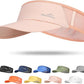 GXCROR Sports Sun Visor Hat Men Women, Lightweight Breathable Quick Dry Sports Sun Hat for Running Golf Tennis