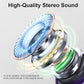 Bluetooth 5.4 Earbuds, 2025 Wireless Headphones Hi-Fi Stereo Ear Buds, 4 ENC Noise Cancelling Mic, 40+Hrs USB-C in-Ear Earphone, IP-X7 Waterproof Sport Workout Gym for Laptop Pad Android iOS