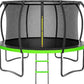 Trampoline 8FT 10FT 12FT 14FT 16FT, Outdoor Trampolines for Kids and Adults, Recreational Trampoline with Enclosure Net & Ladder, Round Trampoline ASTM Approved, 400/450LBS Weight Capacity