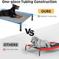 Veehoo Heavy Duty Elevated Dog Bed - Raised Dog Cot with Washable & Breathable Teslin Mesh, Non-Slip Silicon Feet, Cooling for Indoor or Outdoor, 29" x 18", Black Silver