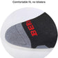 BERING Men's Ankle Socks Athletic Running Cushion Quarter (6 Pairs)