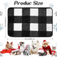 Reginary 4 Pcs Waterproof Guinea Pig Blankets Washable Small Animal Fleece Bedding Absorbent Guinea Pig Cage Liners Reusable Pet Pee Pad Sleep Mat for Hamster Ferret(Gray Plaid,24 x 16 Inch)