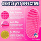Bodhi Dog Shampoo Brush - Pet Grooming & Bath Supplies for Cats and Dog Bath Brush for Long & Short Hair - Premium Scrubber for Shower, Bathing & Massage - (One Pack, Pink)