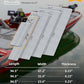 FOCEAN Boat Flooring EVA Foam Boat Decking Faux Teak Marine Flooring Boat Mat Boat Carpet Sheet for Motorboat RV Yacht Kayak Surfboard, 94.5"x 47.2"/35.4"/23.6"/15.7"