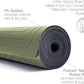 agoy Pro+ Warrior - Premium Non-Slip Yoga Mat – Eco-Conscious Design - PU Mat With Wet/Dry Grip+ - Focus Alignment - Lazer-Etched Technology - A Portable Standard Size Mat for All Styles of Yoga