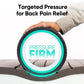 FitBeast Back Roller - Deep Tissue Massage Wheel, Yoga Wheel & Back Stretcher for Pain Relief (9'', Blue)