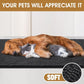 IM HOME Extra Large 71" x 25" Dark Grey Dog Door Mats for Muddy Paws, Chenille Absorbent Dog Mat, Non Slip Heavy Mud Mat for Dogs, Soft Pet Bed Mat for Entryway, Mud Paws, Inside Floor