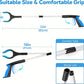 Grabber Reacher Tool - 32” Extra Long Foldable Gripper and Reaching Tool - Heavy Duty Pick Up Stick Grabbers for Seniors, Trash, Surgery Recovery Must Haves Gifts (Blue)