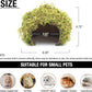 Hamster Hideaway/Hideout,Mossy Cave Hide,Hamster House/Hides,Hamster Cage Accessories for Gguinea Pig/Hedgehogs/Gliders/Rats/Mice and Other Small Animals(Set)