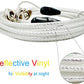 Petest 15ft Reflective Tie-Out Cable for Heavy Dogs Up to 125 Pounds