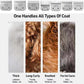 3Pack 4FC Blades for Dog Grooming Blades Compatible with Andis,Oster A5,Wahl km10 Dog Clippers,Detachable Dog Clipper Blade for Dog Cat Horse Animal,Size-#4FC, 3/8-Inch Cut Length (9.5mm)
