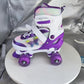 Kids Roller Skates for Girls-Outdoor 4 Size Adjustable Butterfly Quad Rollerskates for Indoor Ages 3-12 Years Beginners Children's Birthday Gift with Light Up Wheels patines para niñas Indoor