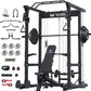 MAJOR FITNESS Drone1 Power Cage - Multi-Function Power Rack for Home Gym, Squat Rack, Cable Crossover System, for Strength Training, Heavy-Duty Steel Construction