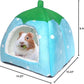 Guinea Pig Hideout Bed Rabbit House Cave Accessories Cozy Hide-Out for Bunny Hedgehog Ferret Chinchilla&Other Small Animals