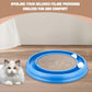 Cat Scratching Board with Balls for Cats Grinding Claw, Round Cat Scratcher Interactive Toy, Cat Ball Track Scratcher Pad for Cats Exercise Play(Grey)