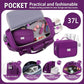 FIORETTO Women's Gym Duffle Bag with Shoes Compartment, 37L Capacity, Ideal for Travel, Gym, Sports, Duffel, Weekender