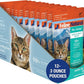 Feline Natural Wet Cat Food Pouch - Hoki & Beef Feast, Grain-Free, Grass-Fed & Sustainably Sourced Wet Food for Cats - Made in New Zealand, 3oz Pate, 12 Count Pack