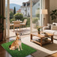 Dog Grass Mat, Synthetic Turf for Indoor/Outdoor Puppy Potty Training Durable, Drainable & Easy-Clean Pet Bathroom Mat for Small to Large Dogs Grass Only (34.6"x22.5")