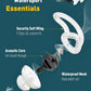 Ear Plugs for Swimming and Surfing with Lanyard, Block Out Water Let Sound in, Reusable Comfy Custom-fit Swimmer Earplugs for Snorkeling, Shower, Pool, Swim, Bath, Kayaking, incl Carry Case