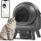 Self Cleaning Litter Box,Automatic Cat Litter Box for Multiple Cats,Robot with APP Control,Smart Dual Safety Protection,Odor-Free Waste Disposal Includes Trash Bags,Grey S20