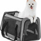 Petsfit Cat Carrier Small Dog Carrier, Lightweight Portable Soft Pet Carrier for Large and Medium Cats, 5-Sided Breathable Mesh, Escape Proof and Auto-Safe, Sturdy Structure
