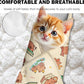 27.6"Cat Grooming Wrap, Self Adhesive Cat Wrap for Cutting Nails, Anti-Escape Calming Cat Swaddle Wrap for Medicine Ear Cleaning, Anti-Scratch Cats Burrito Restraint Blanket, Multifunctional Pet Tool