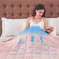 yescool King Size Weighted Blanket for Adults (20 lbs, 80” x 87”, Pink) Cooling Heavy Blanket for Sleeping Perfect for 190-210 lbs, Breathable Blanket for Adults & Couple All Season, Machine Washable