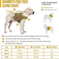 OneTigris Dog Backpack for Medium & Large Dogs, Nylon Backpack for Dogs Tactical Pet Backpack with Side Pockets for Hiking Walking Training Running (Brown, Medium)