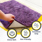 Muddy Mat® Shown on TV – Super Absorbent Door Mat Indoor, Microfiber Quick Dry Chenille Entryway Rug, Non-Slip Front Door Mat, Indoor Mats for Entryway, Machine Washable Pet Rug, Purple 24"x36"