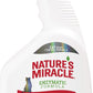 Nature's Miracle Stain and Odor Remover, Spot Stain and Pet Odor Eliminator, Enzymatic Formula, 32 Ounce Spray