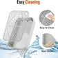 Litter Box Step, Cat Step/Ramp/Catcher with Filter Function, Easy to Clean, Filter Pedal Ideal for Kitten & Elderly Cats (Light Grey)