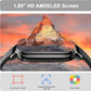 Smart Watches for Men Women, 1.85'' AMOLED HD Fitness Tracker with 100+ Sports Modes, Smartwatches with Bluetooth Call/Heart Rate/Sleep Monitor/Pedometer, IP68 Waterproof Watch for Swimming, Black