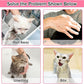 JULMELON Cat Washing Bag 10 PCS Set, Adjustable Cat Shower Net Bag and Pet Grooming Brush with Nail Clipper Nail File Hair Combs Tick Tool Nail Caps for Bathing Nail Trimming Examination(Pink+Grey)