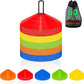 60/120 Pack Agile Soccer Cones with Portable Bags & Brackets,Sports Cones,Cone Sport,Agile Soccer Cones Used for Football Training…