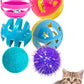 6-Pack Cat Toys for Kittens and Cats, On Cloud Nine (1.5'', Basic Cat Toy Set)