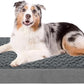 Orthopedic Memory Foam Bed for Large Dogs, Waterproof Cooling Pet Mats for Crate with Removable Washable Cover,Ideal for Arthritic Dogs, L(35inch,65Lbs)