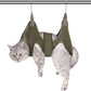 Cat Grooming Hammock Harness for Small Dogs,Pet Hammock Restraint Bag,Dog Grooming Sling for Trimming Nail and Ear/Eye Care(XS Size,Green)