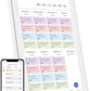 21.5 Inch Digital Calendar, Electronic Chore Chart, Smart Weekly and Monthly Planner 1920 * 1080P IPS Touchscreen Wall and Desk Calendar for Family Schedules, White